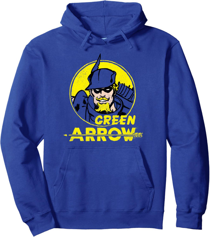 Justice League Green Arrow Archer Circle Pullover Hoodie