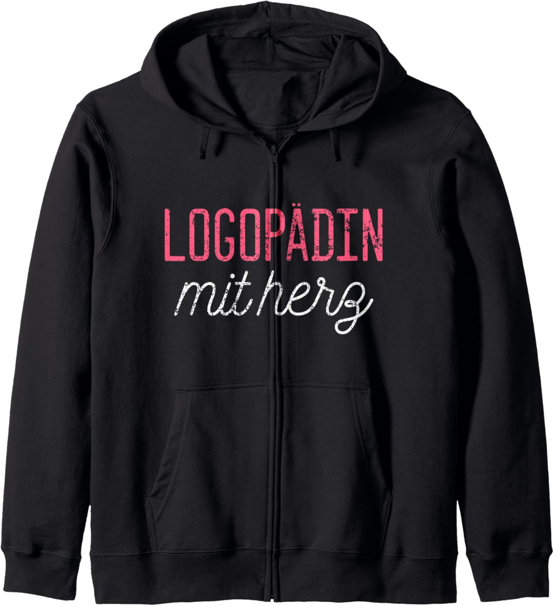 Logopädin Logopädie Sprach Sprechen Therapie Kapuzenjacke