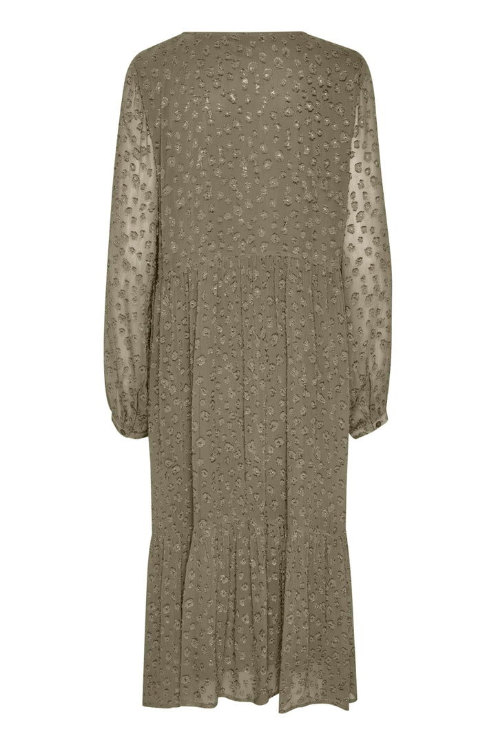 KAFFE Damen Women's Dress Long Sleeve Below The Knee Lässiges Kleid 40 Mermaid, 40 Mermaid