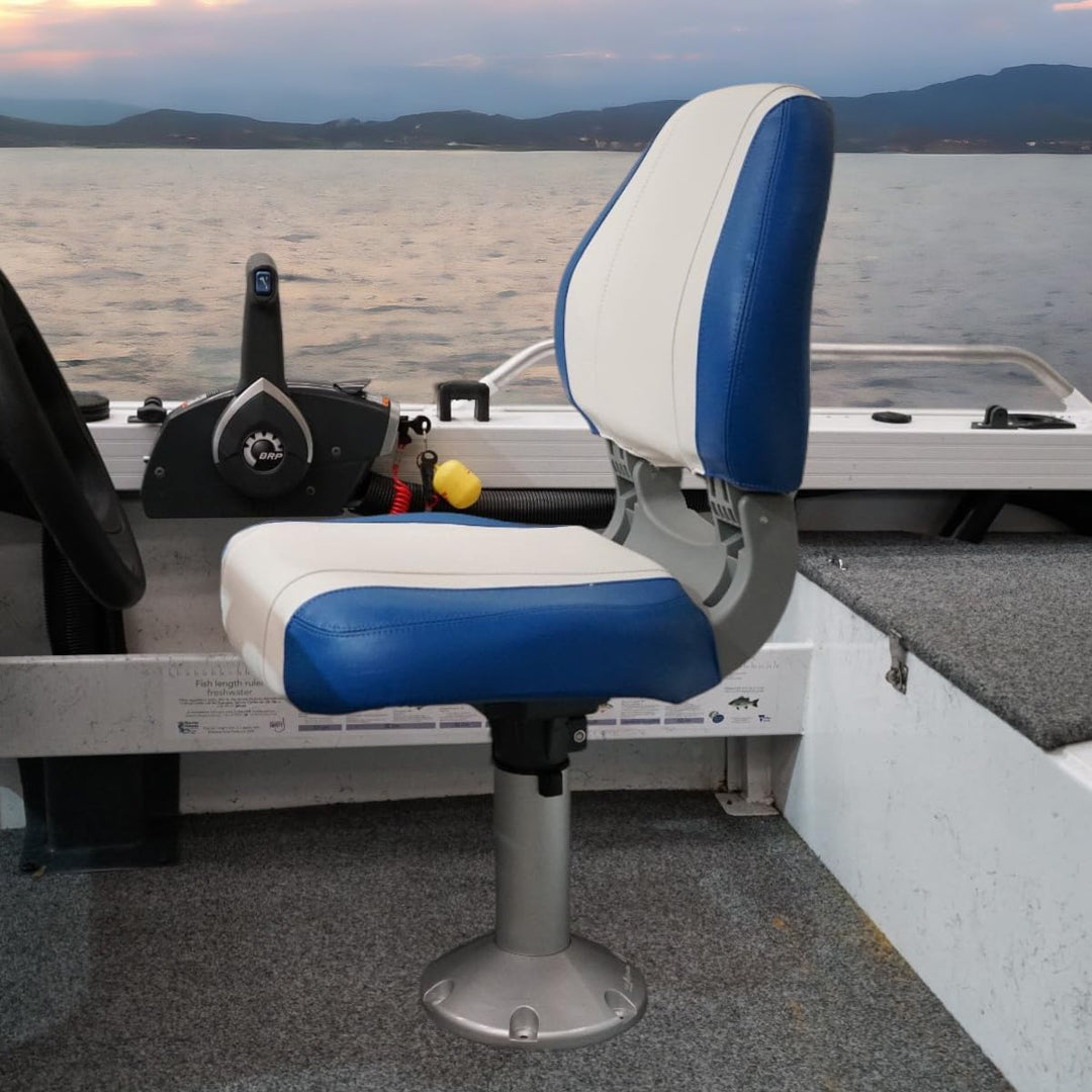 Oceansouth Sirocco Klappsitz für Boote Blau/Weiss, Blau/Weiss