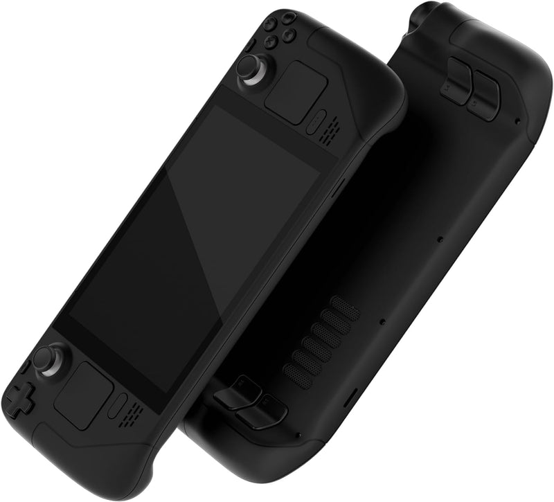 eXtremeRate Ersatz Full Case & Tasten Set für Steam Deck, Matt DIY-Gehäuse Fronthülle/Rückplatte/Tri
