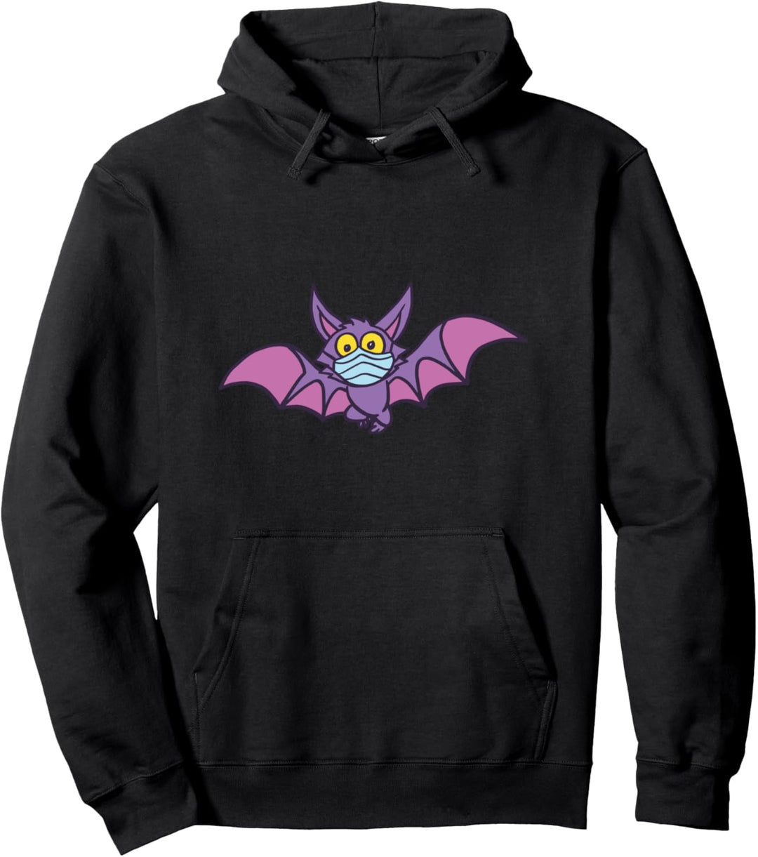 Vampir Fledermaus Maske Karneval Halloween Kostüm Geschenk Pullover Hoodie