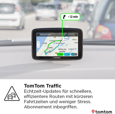 TomTom Pkw-Navi GO Classic 2nd (5 Zoll, Stauvermeidung Dank TomTom Traffic, Karten-Updates Europa in