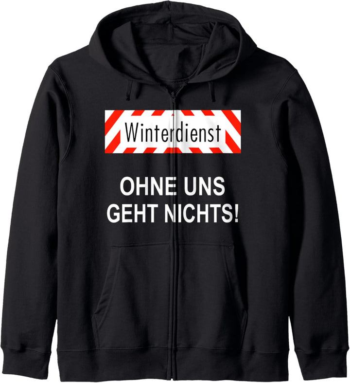 Winterdienst Chausseewärter Strassenwärter Geschenk Kapuzenjacke