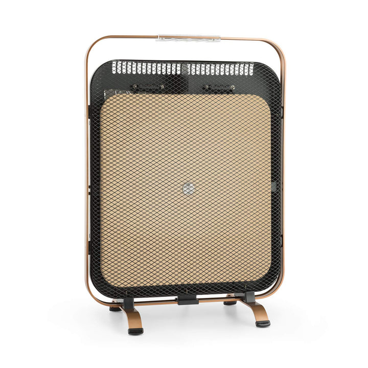 Klarstein HeatPal Marble Blackline Infrarot-Heizung mit Thermostat - mobiles Heizgerät, Standheizger