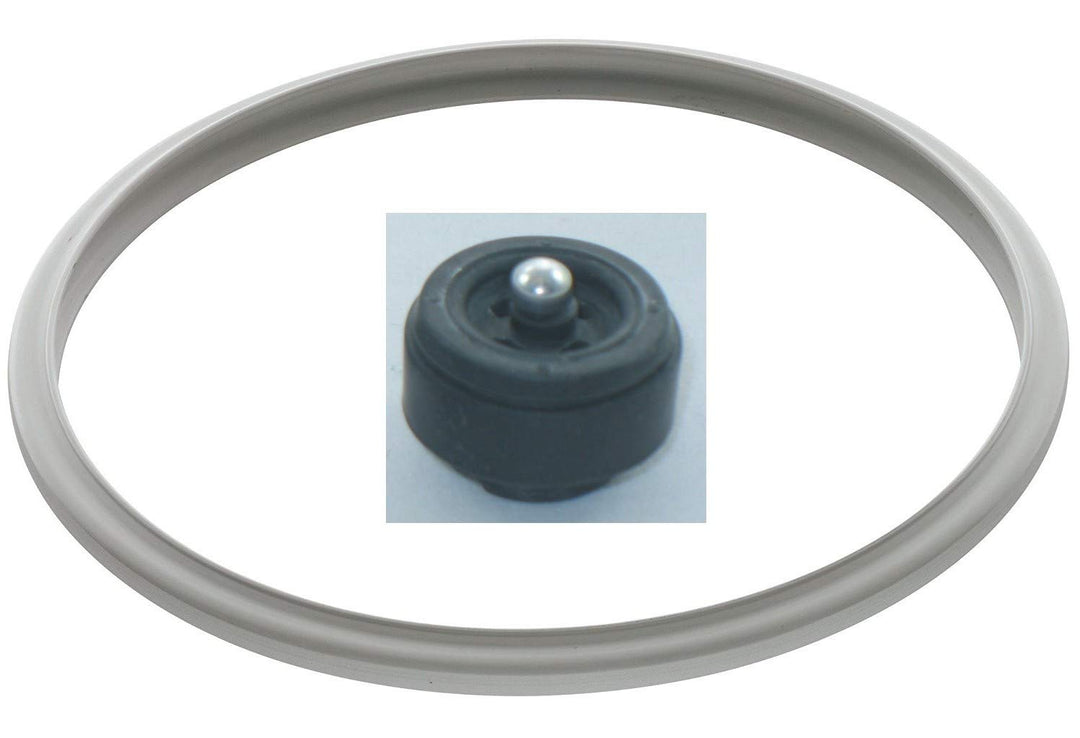www.SchnellkochtopfDichtungen.de Reparaturset für Imperial/Miele Dampfgarer mit runder Tür (bestehen