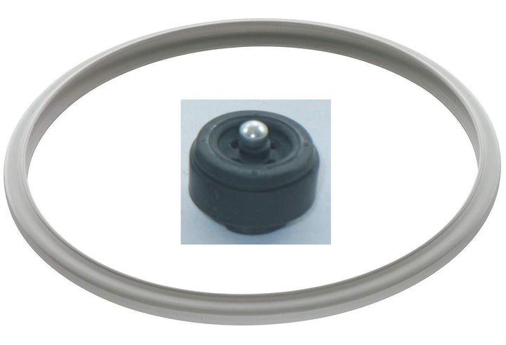 www.SchnellkochtopfDichtungen.de Reparaturset für Imperial/Miele Dampfgarer mit runder Tür (bestehen