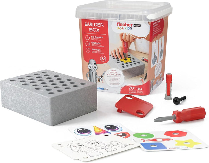 fischertechnik Fischer for Kids Builder-Box Spielwerkzeug ab 3 Jahren | Handwerker Kinderspielzeug 5
