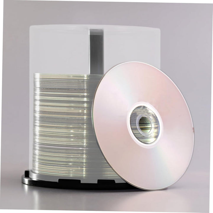 Garneck Cd Aufbewahrungsbox - 100 Discs Kapazität Robustes Pp-Material Transparenter Deckel Für Opti