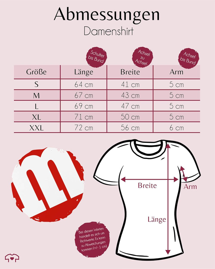Shirtracer - Shirt Damen - Karneval Fasching - Gruppen M und M Aufdruck - M&M Kostüm Gruppe MundM &