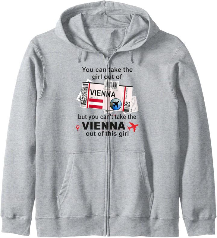 Vienna Girl - Vienna Boarding Pass - Wien Kapuzenjacke