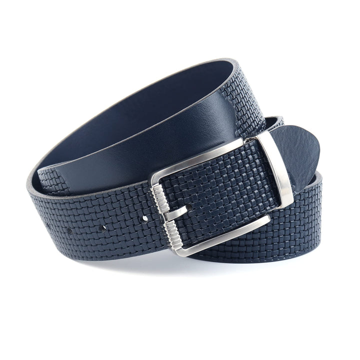 Anthoni Crown Unisex BLU2P4580-95 Gürtel, Dunkelblau, 95