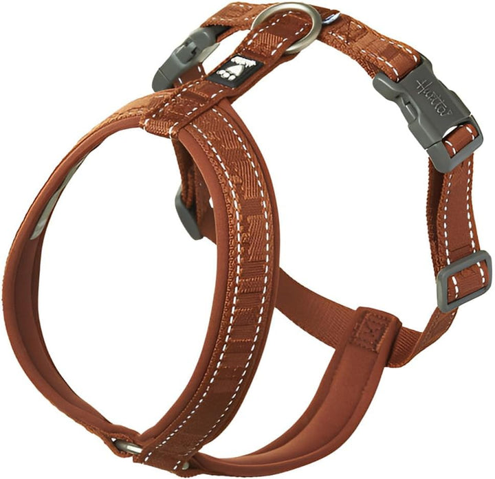 Hurtta Casual Y-Geschirr ECO Komfortables nachhaltiges Hundegeschirr (Cinnamon, 30-35 cm) 30-35 cm C