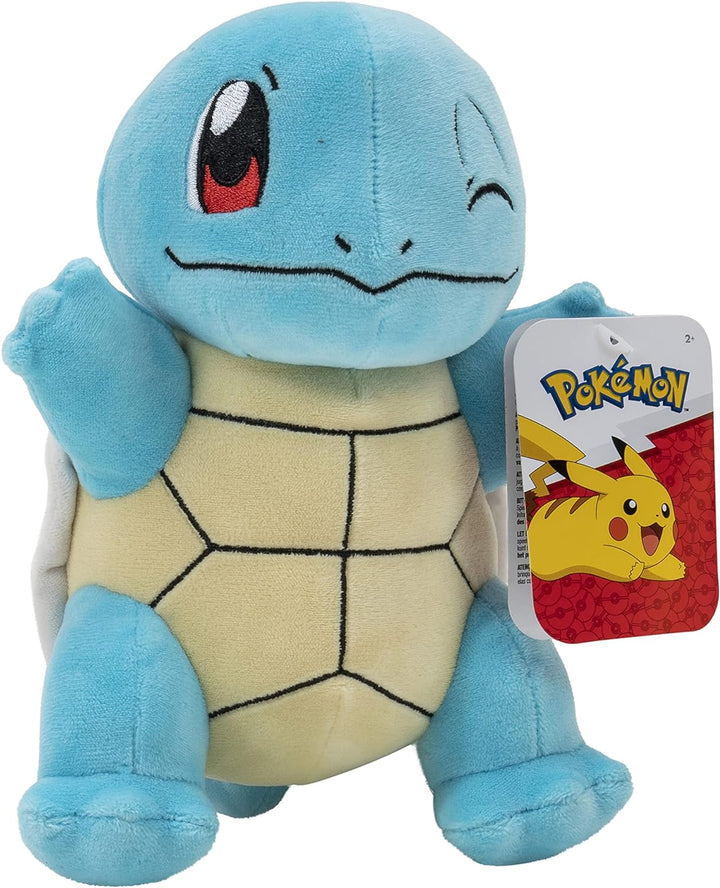 Pokémon PKW2693-20cm Plüsch - Schiggy, offizielles Plüsch & PKW2695-20cm Plüsch - Glumanda, offiziel
