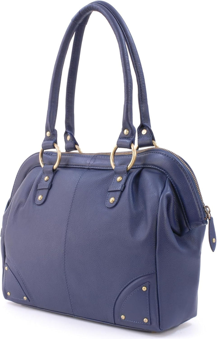 Catwalk Collection Handbags - Damen Leder Schultertasche - Handtasche Gross - Arbeitstasche für Noti