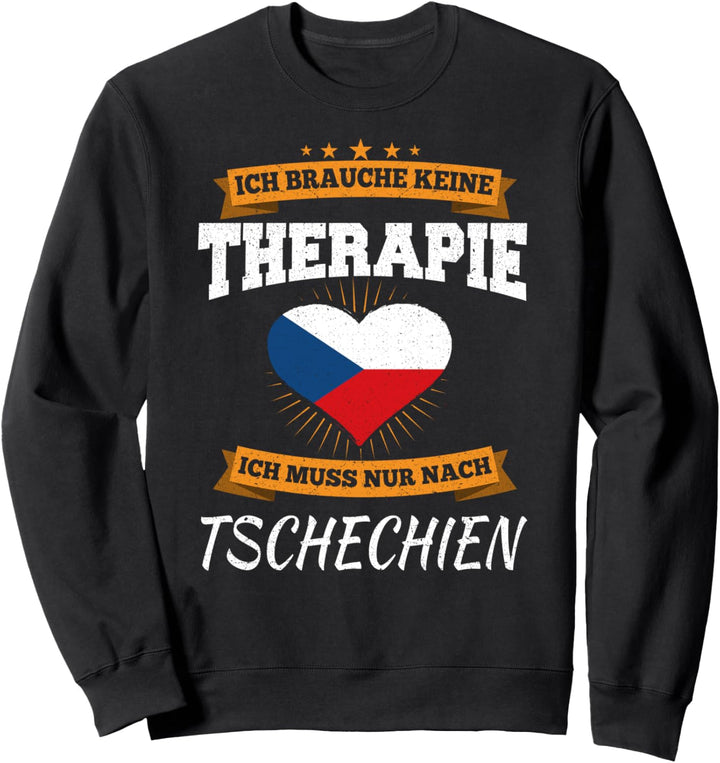 Tschechische Flagge I Tschechien Flagge I Urlaub Tschechien Sweatshirt