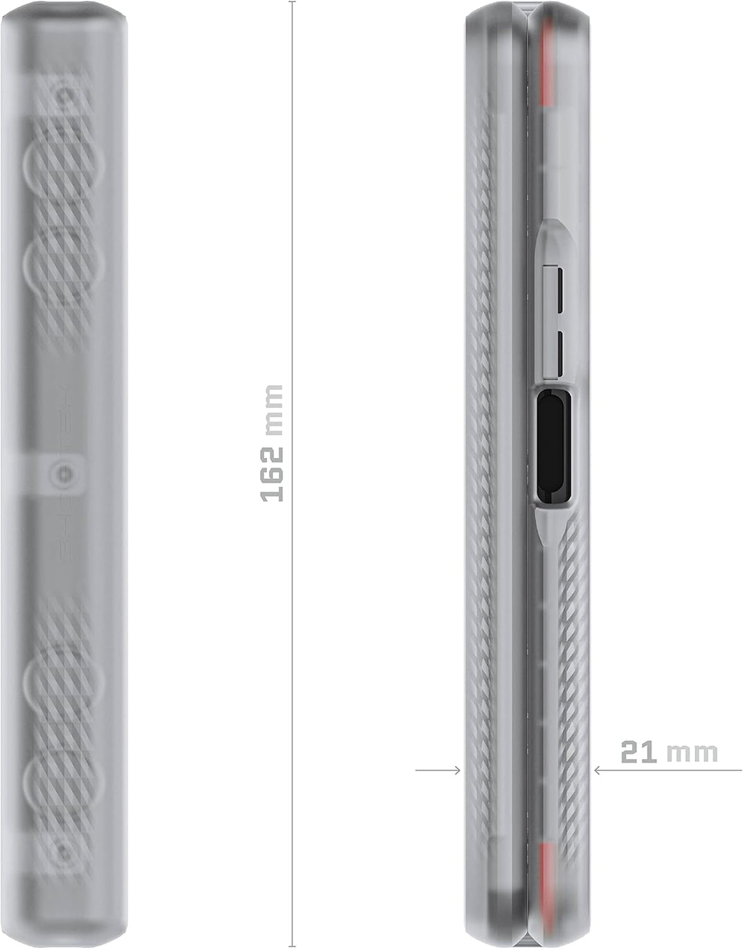 Ghostek COVERT Clear Z Fold 4 Case with Slim Lightweight Design and Hinge Protection Wireless Chargi