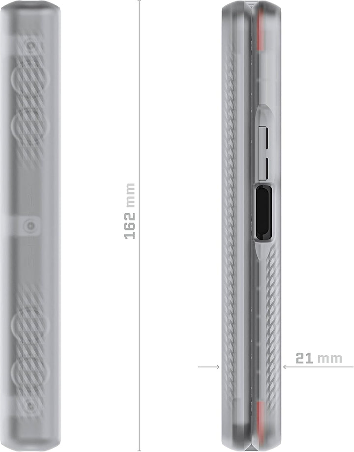 Ghostek COVERT Clear Z Fold 4 Case with Slim Lightweight Design and Hinge Protection Wireless Chargi