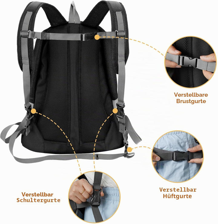 Hundetrage-Rucksack, Welpentragetasche mit Entrinnen-sicherem Reissverschluss, Atmungsaktiver Hundet