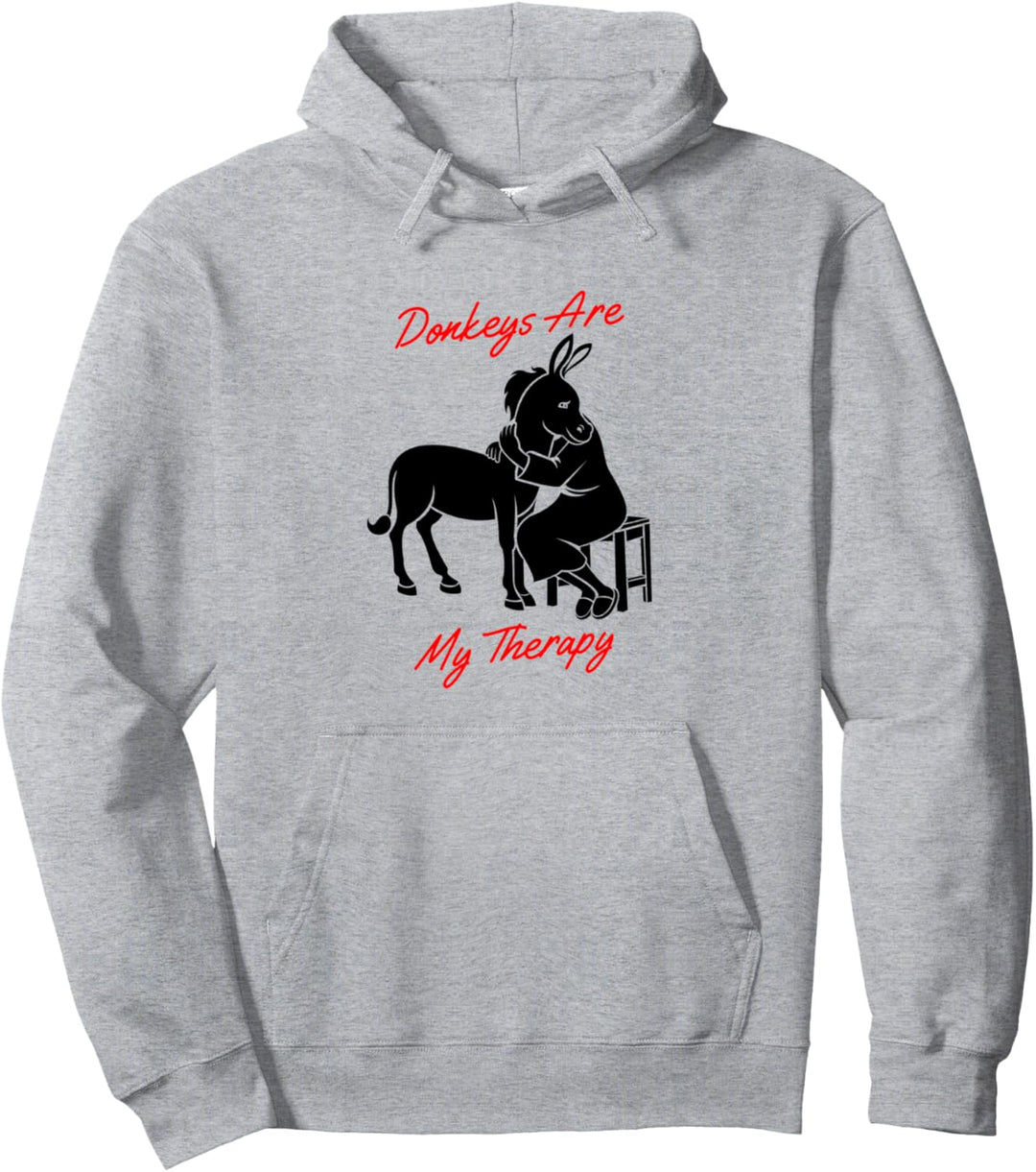 Baby Esel Therapie Ironischer Esel Pullover Hoodie