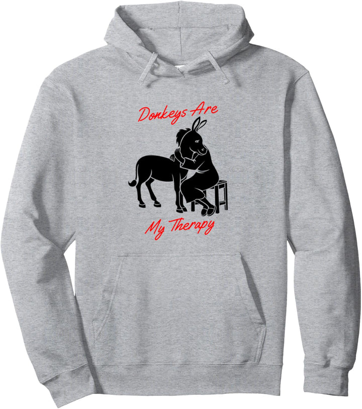 Baby Esel Therapie Ironischer Esel Pullover Hoodie