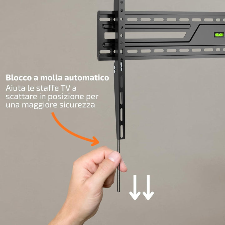 Superior Electronics - Feste TV-Wandhalterung für Fernseher von 60„ bis 100“ (Extra Slim) - VESA-kom