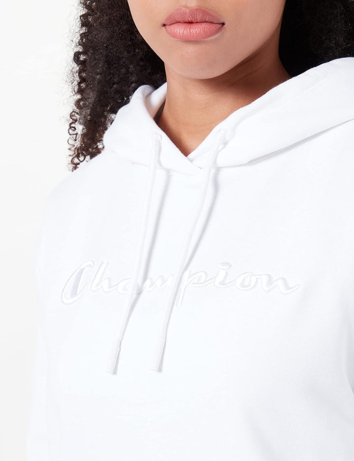 Champion Damen Kapuzenpullover S Weiss, S Weiss