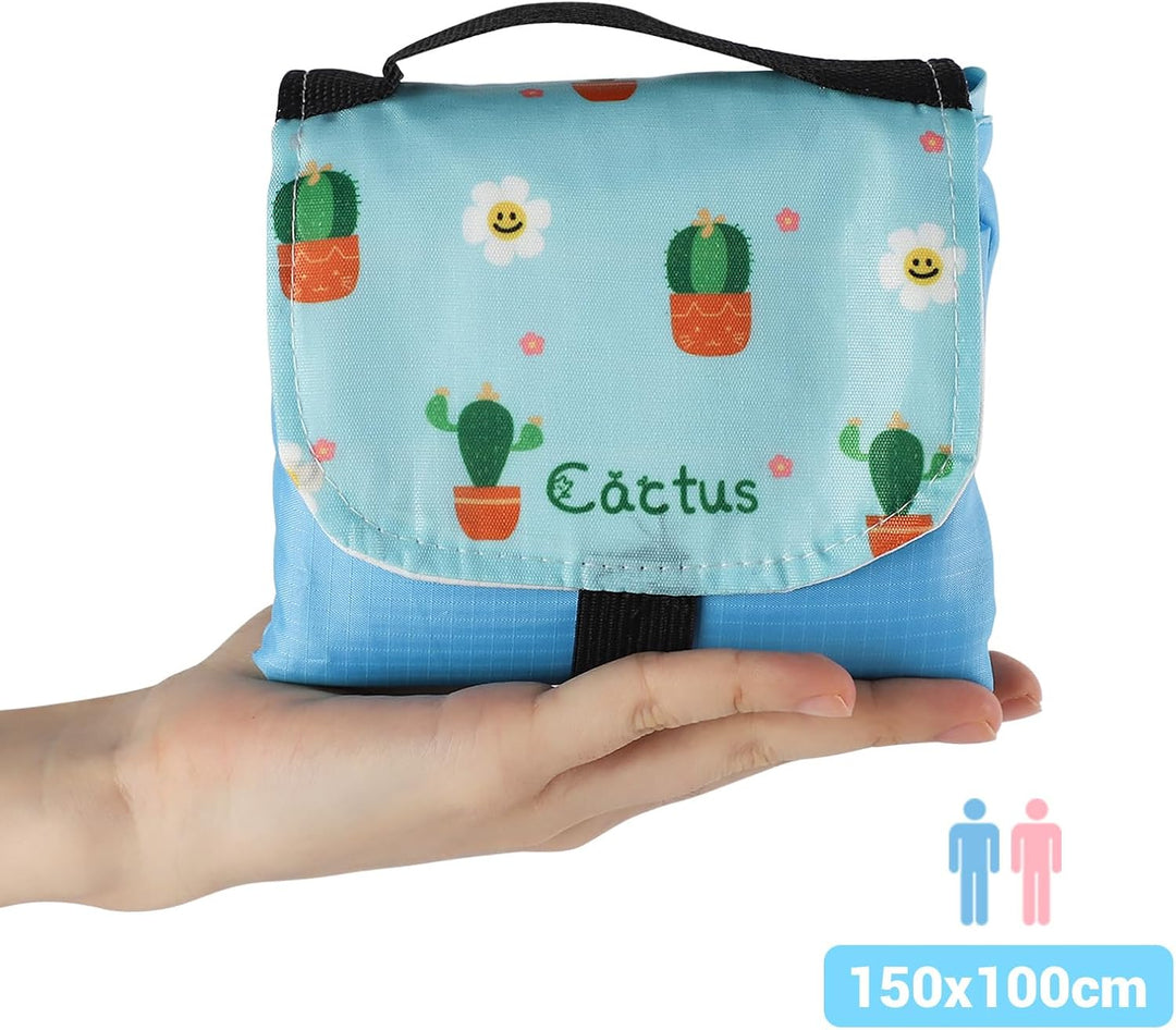 Picknickdecke wasserdicht, 150 x 100 cm Mini picknickdecke, Wasserdicht und schmutzabweisend, Ultral