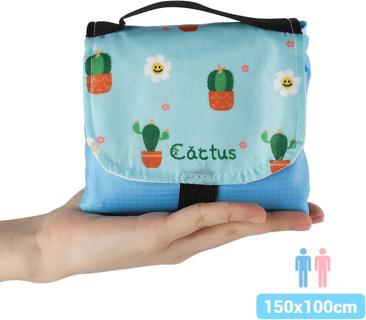 Picknickdecke wasserdicht, 150 x 100 cm Mini picknickdecke, Wasserdicht und schmutzabweisend, Ultral