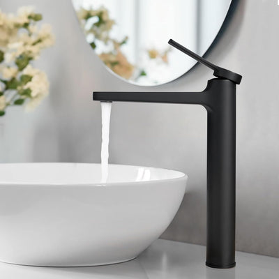 PHASAT Wasserhahn Bad,wasserhahn aufsatzwaschbecken,Hoch Aufsatzwaschbecken Armatur, Mischbatterie E