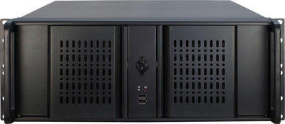 INTER-TECH IPC 4098-S integrierter Luftfilter in einem 19Zoll 48,26cm 6X 5,25 EXT. 5X 3,5 int. 0X 3,