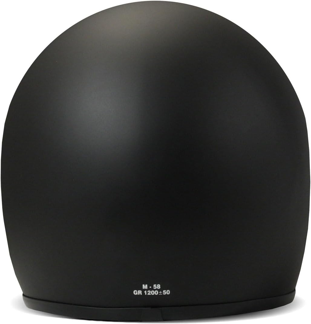 DMD Racer Motorradhelm S Schwarz matt, S Schwarz matt