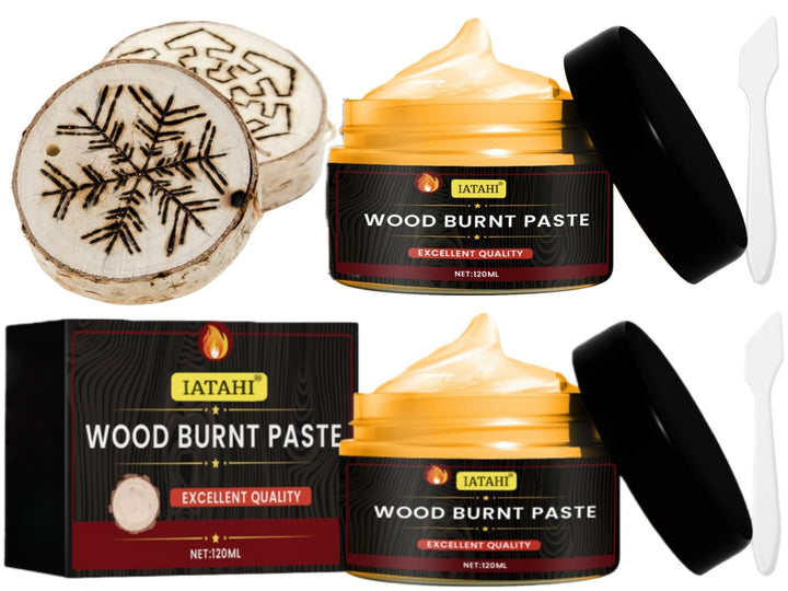 Holzbrennpaste Brennpaste Gel,2pcs Multifunktionales DIY Brandmalerei für Holz,Holzbrennpaste,Wood B