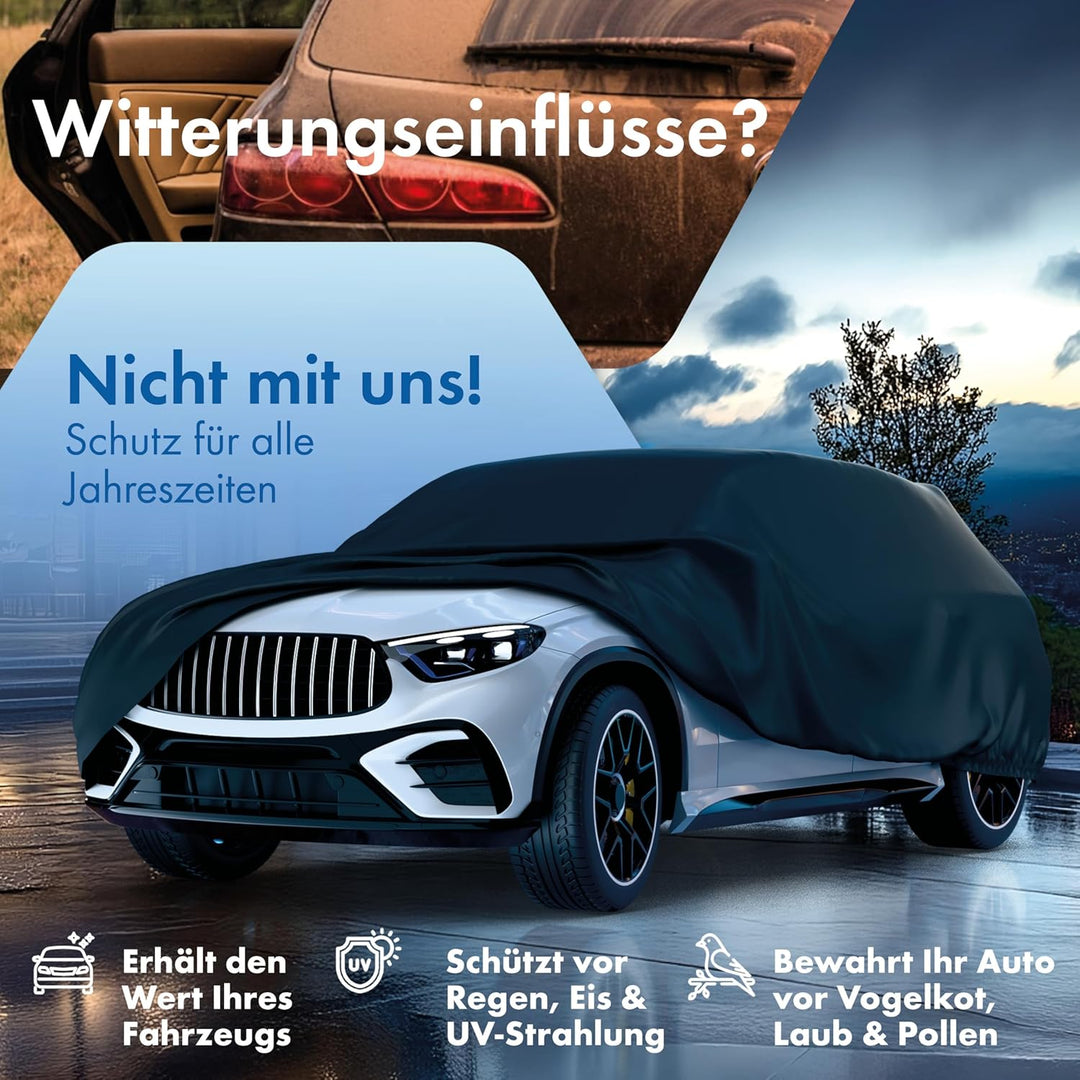 Walser Abdeckplane Auto All Weather, Abdeckplane wasserdicht, 100% wetterfeste Auto Abdeckplane, Aut