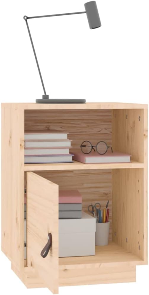 FIRBNUS Bedside Table Nachtkonsole Beistelltisch mit Stauraum Night Stand Nachttische 2er Set 40x34x