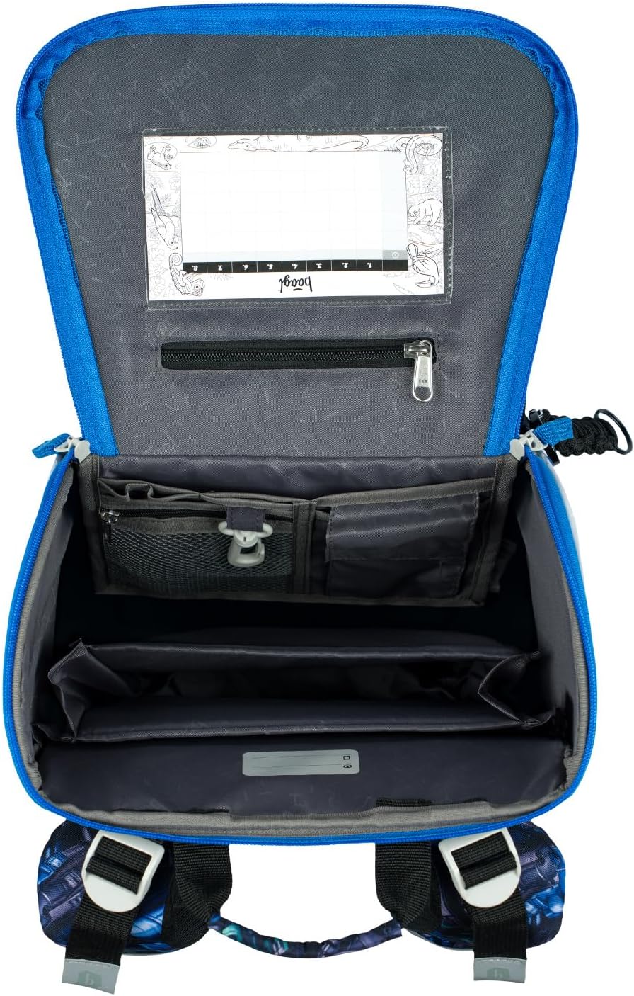Baagl Schulranzen Jungen Mädchen für 1. Klasse - Ergonomische Schultasche für Kinder - Schulrucksack