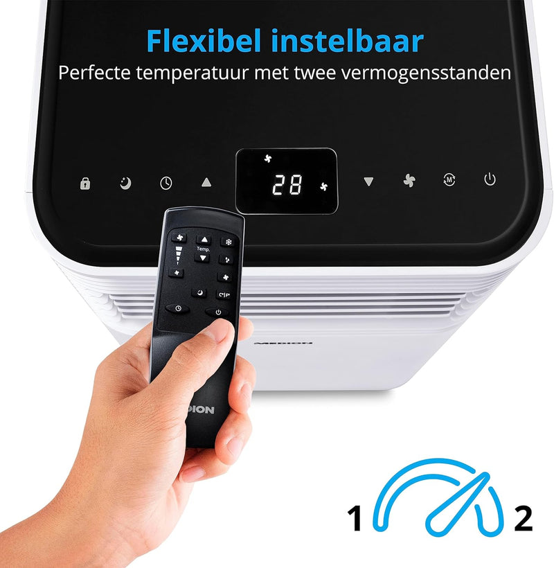 MEDION mobile Klimaanlage (inkl. Fenster-Kit, leise, 3in1, Klimagerät, Kühlen Entfeuchten und Ventil