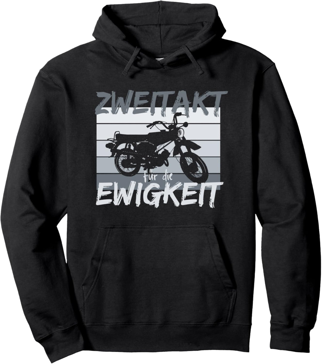 Zweitakt für die Ewigkeit Simson DDR Moped S51 Vintage Pullover Hoodie