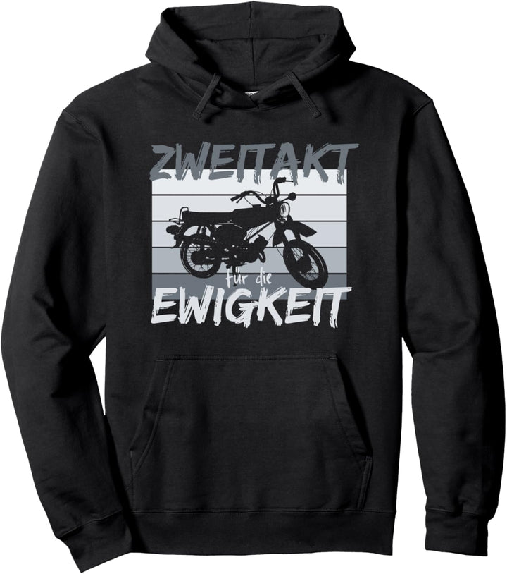Zweitakt für die Ewigkeit Simson DDR Moped S51 Vintage Pullover Hoodie