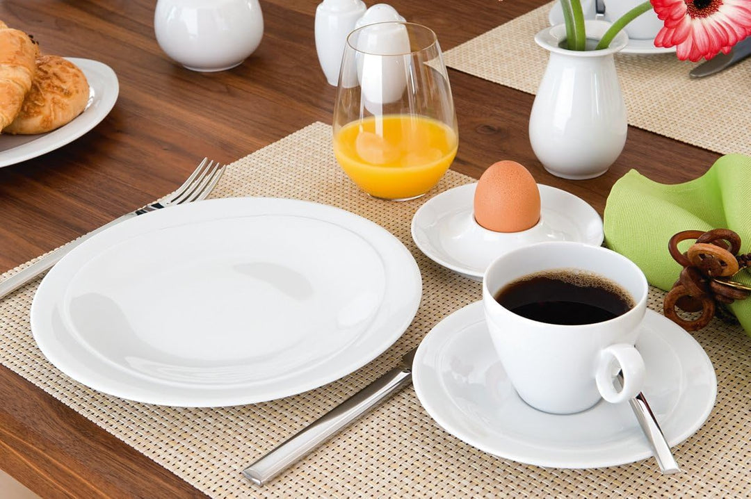 Seltmann Weiden 001.736893 Kaffeeservice 18-teilig Trio weiss, 43.0 x 24.0 x 18.1 cm