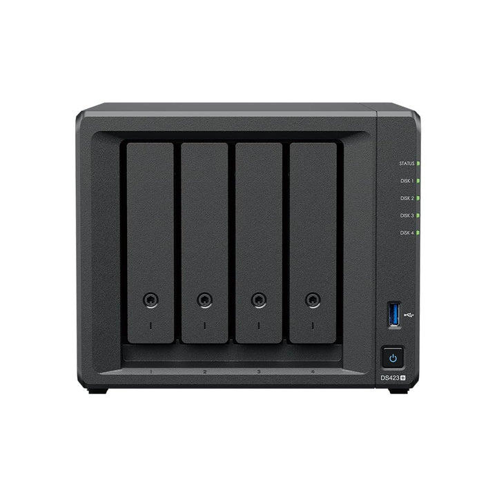 Synology DS423+ 4-Bay Diskstation NAS (Intel Celeron J4125 4-Core 2GB Ram 2xRJ-45 1GbE LAN-Port) 8TB