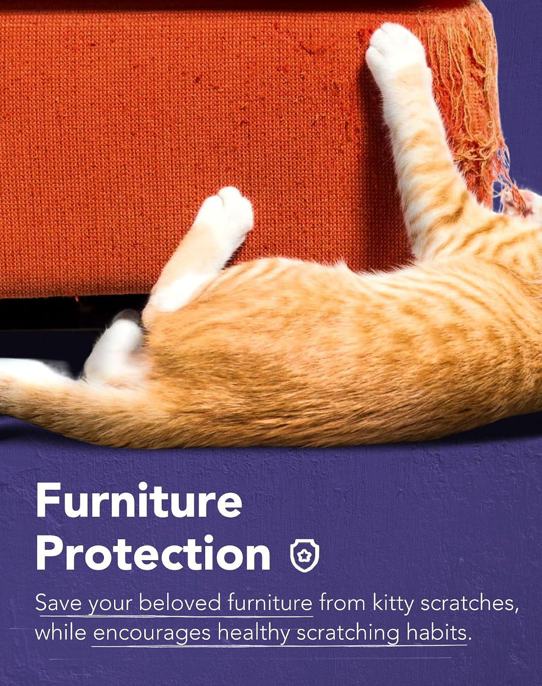 Lukamoo® Niedliche Kratzmatte für Katzen, Wandmontage, für Indoor-Katzen (Smoking, 61 x 40,6 cm) Smo