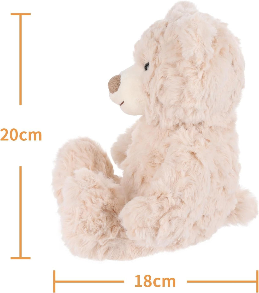Apricot Lamb Bear Plüschtier Stofftier Schmusetier Plüsch Bär Beige 20cm, Beige 20cm