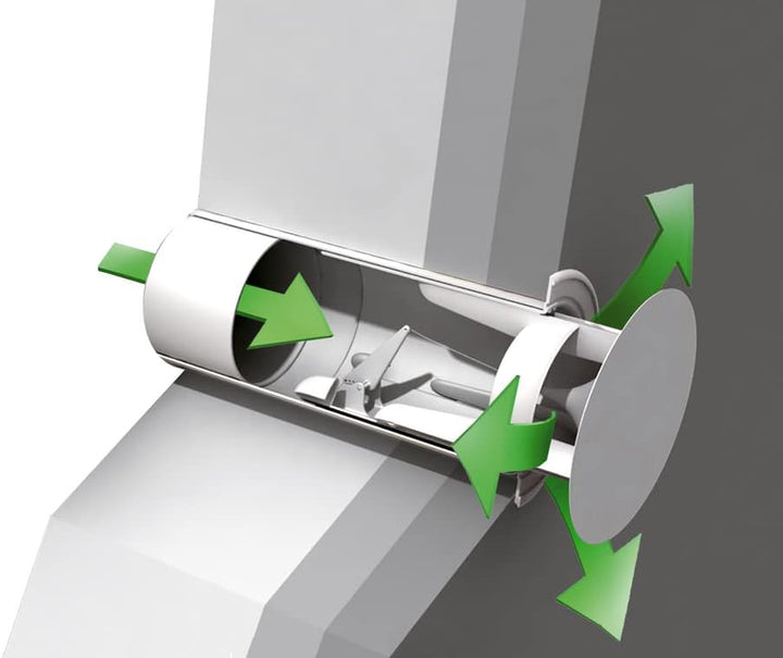 NABER COMPAIR® Flow Star GTS 150 Mauerkasten Ø150 mm (Rundrohranschluss)