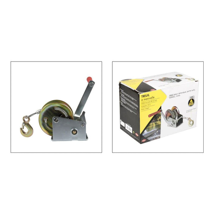 Cogex 70216 Handkurbel-Seilwinde + 10 m Kabel