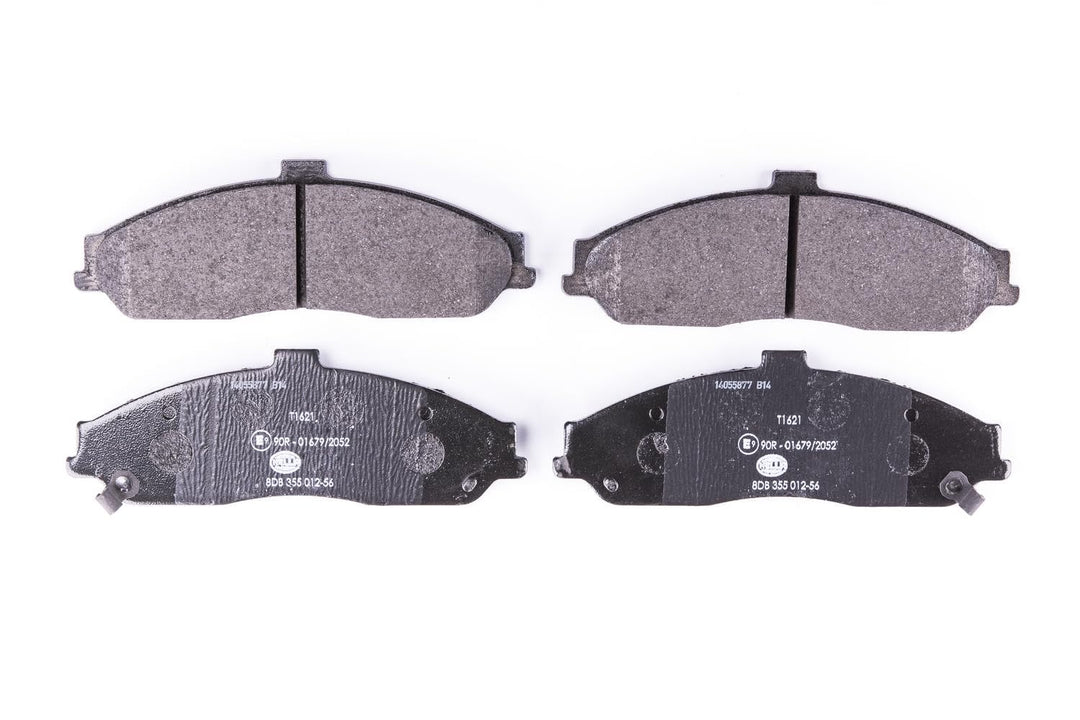 HELLA PAGID 8DB 355 012-561 Bremsbelagsatz - T1621 - Dicke/Stärke: 15.3mm - Bremssystem: PBR - mit a