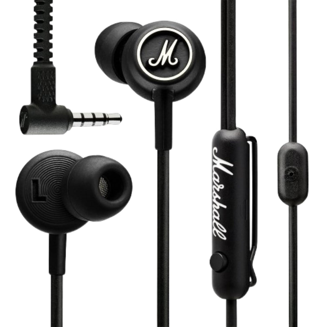 Marshall Mode EQ In-ear Ohrhörer, Kopfhörer - Schwarz Schwarz Mode Single, Schwarz Mode Single