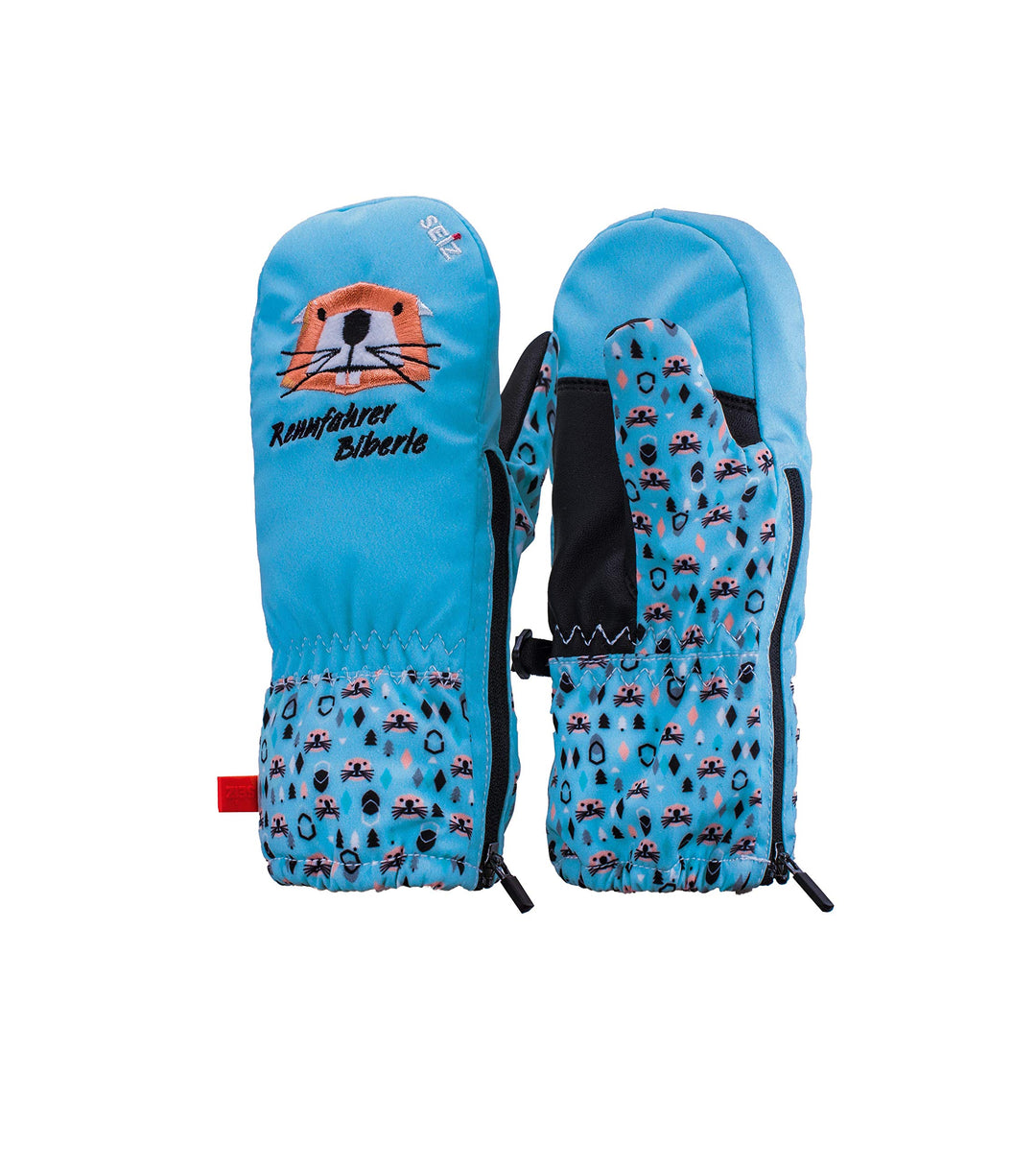 SEiZ Biberle Winterhandschuhe Kinder I Blau, I Blau