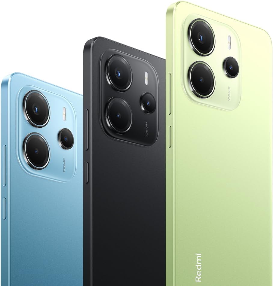 Xiaomi Redmi Note 14 Smartphone, 6 + 128GB, Green, 108MP AI-Kamerasystem, 5500mAh Akku, 120Hz Augens