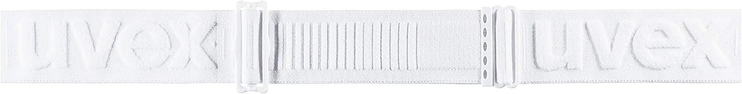 Uvex Unisex Downhill 2000 S V Skibrille (1er Pack) Einheitsgrösse white/silver-clear, Einheitsgrösse